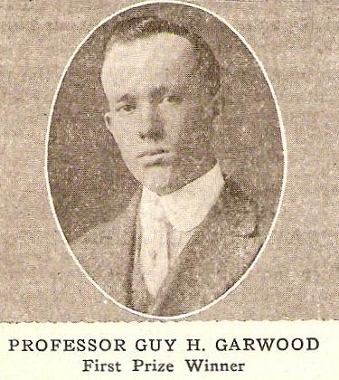 PROF. GUY GARWOOD 1924 CEDAR POINT WINNER